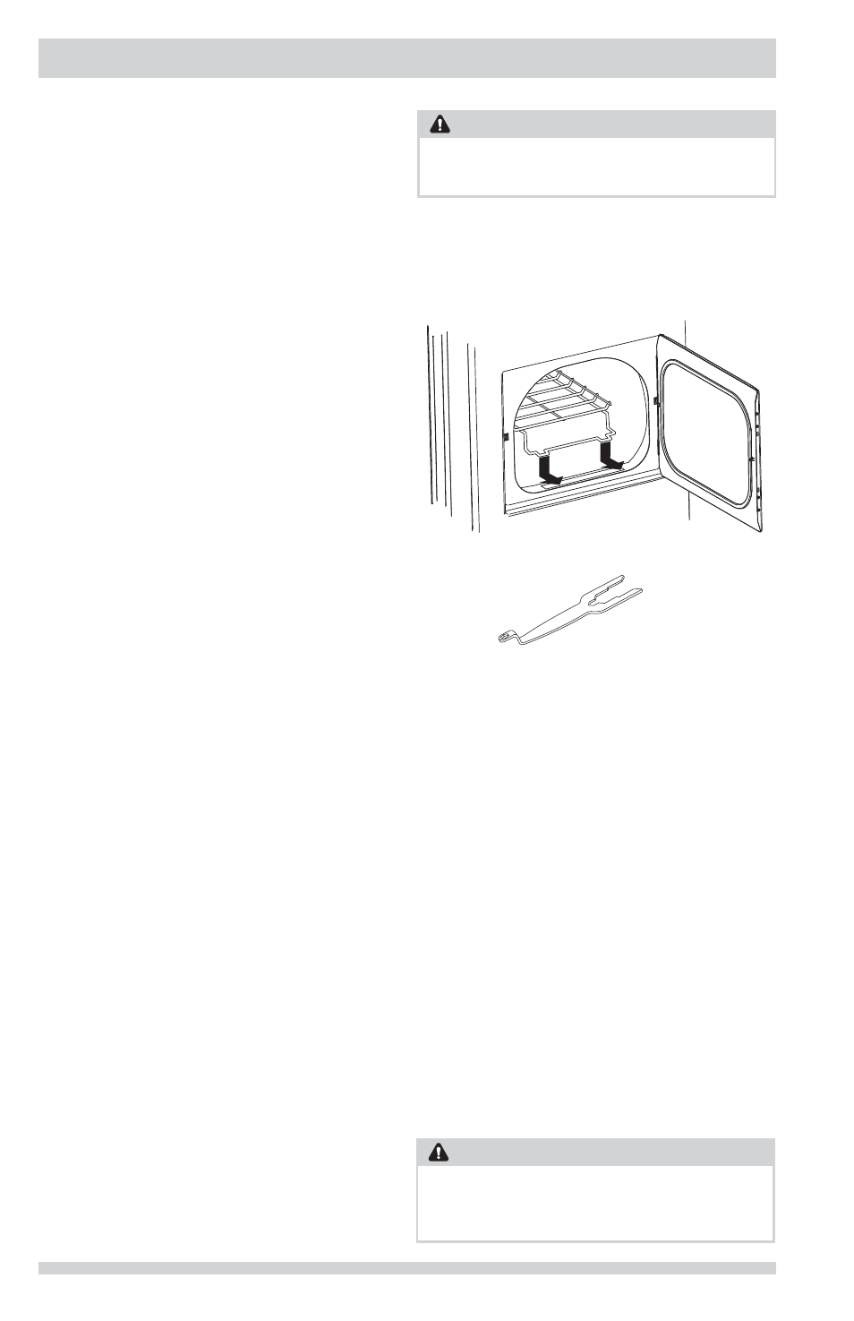 Accessories, Replacement parts, Caution | Warning | FRIGIDAIRE FFLG2022MW User Manual | Page 20 / 64