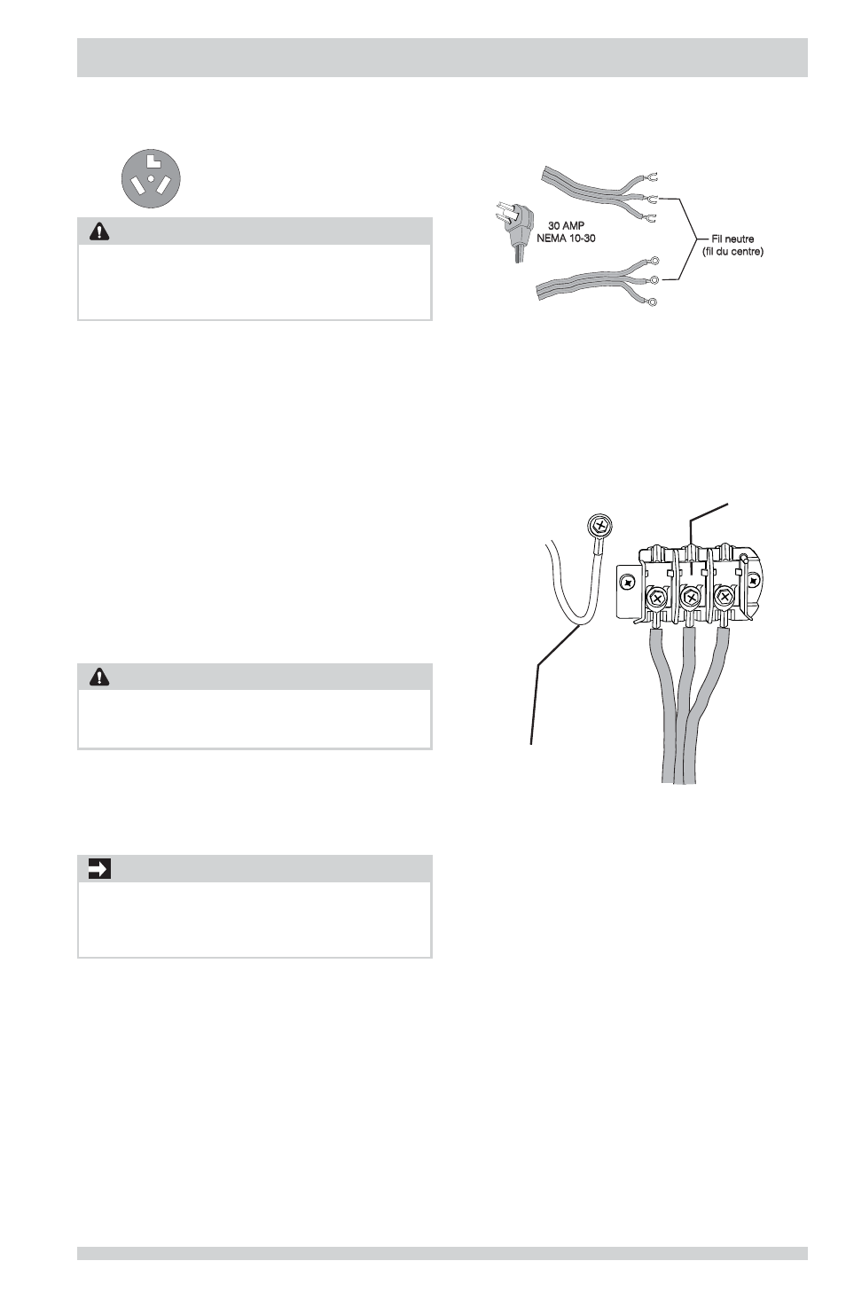 Instructions d’installation, Avertissement, Important | FRIGIDAIRE FFLG2022MW User Manual | Page 35 / 64