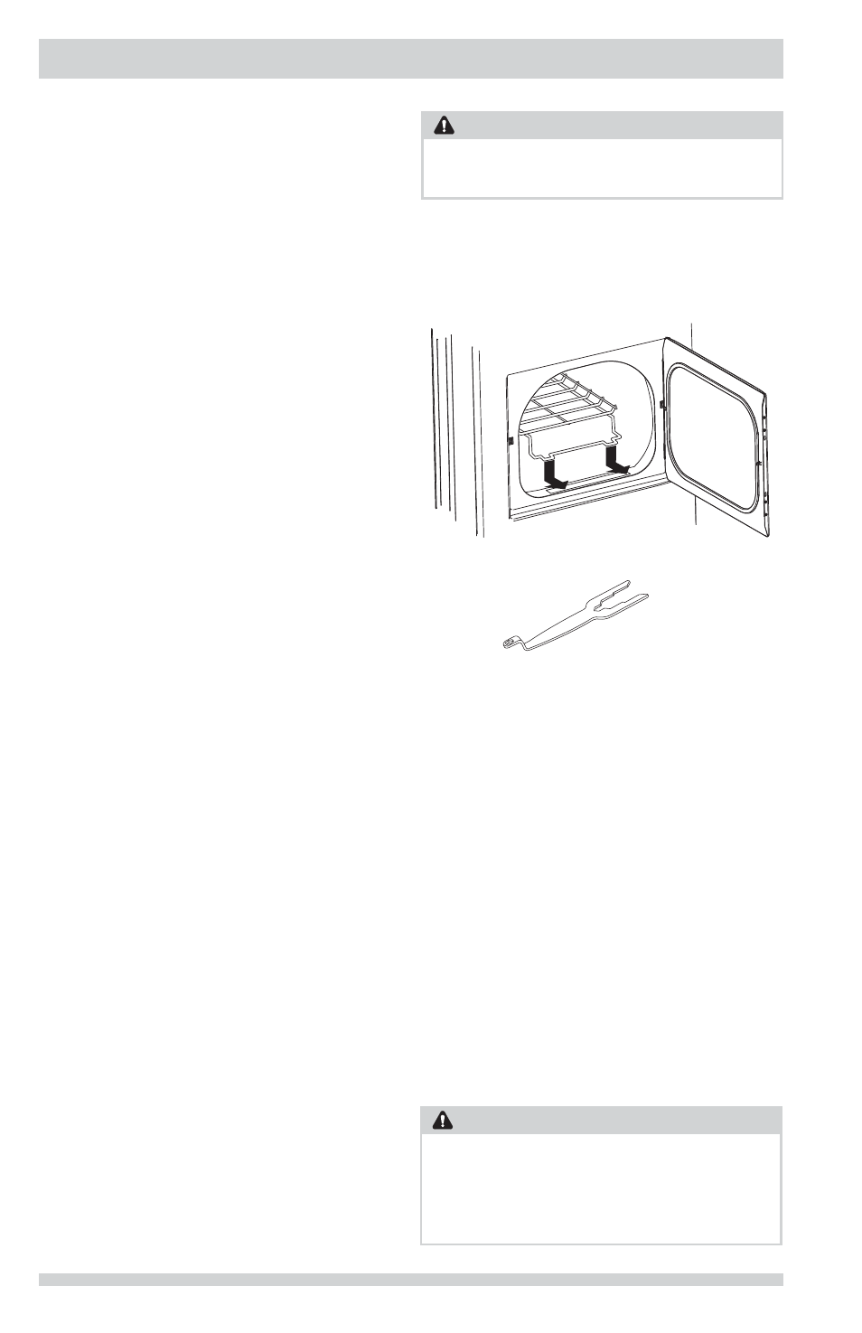 Accessoires, Pièces de rechange, Attention | Avertissement | FRIGIDAIRE FFLG2022MW User Manual | Page 40 / 64