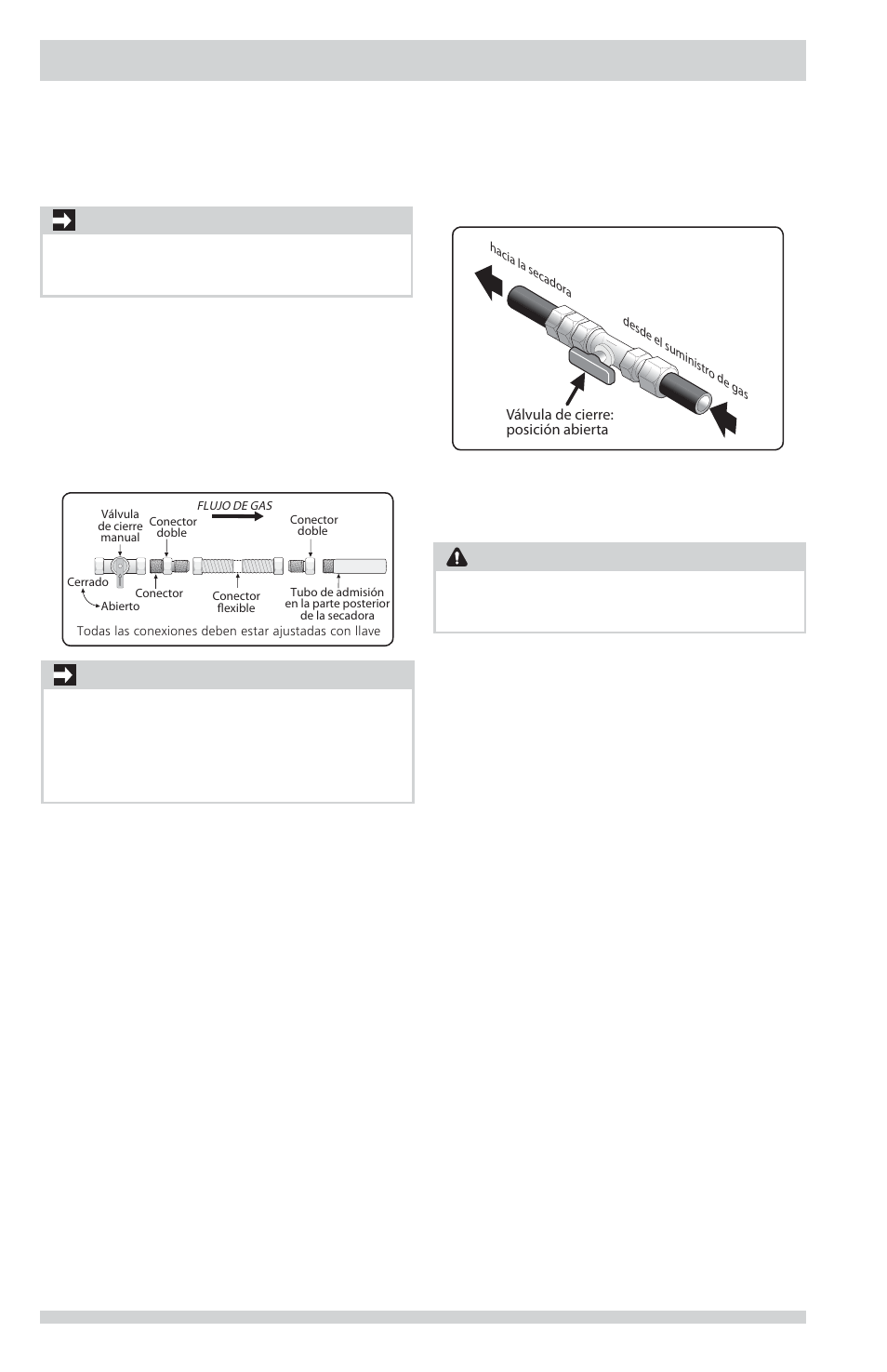 Instrucciones de instalación, Advertencia, Importante | FRIGIDAIRE FFLG2022MW User Manual | Page 54 / 64