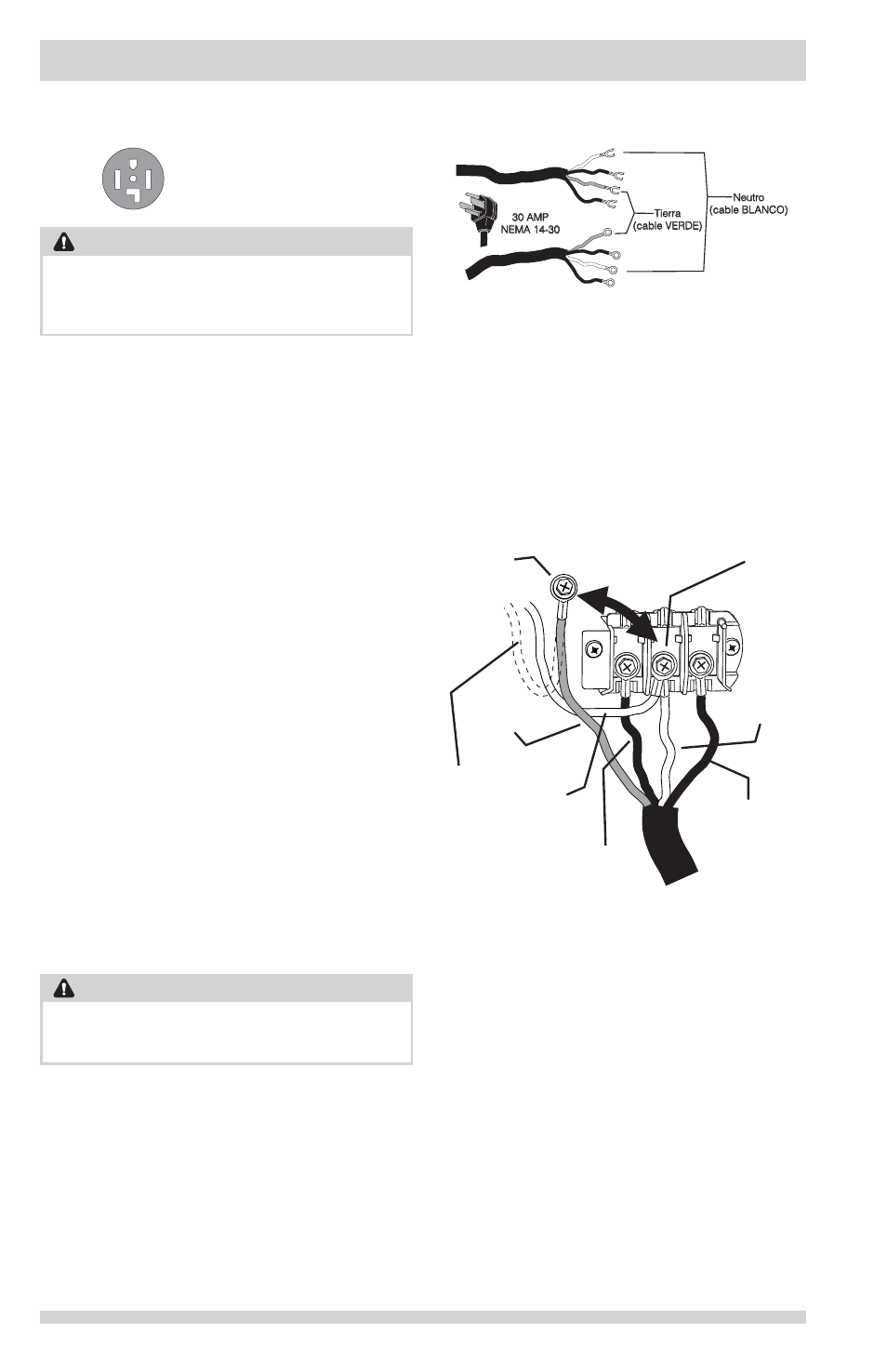 Instrucciones de instalación, Advertencia | FRIGIDAIRE FFLG2022MW User Manual | Page 56 / 64