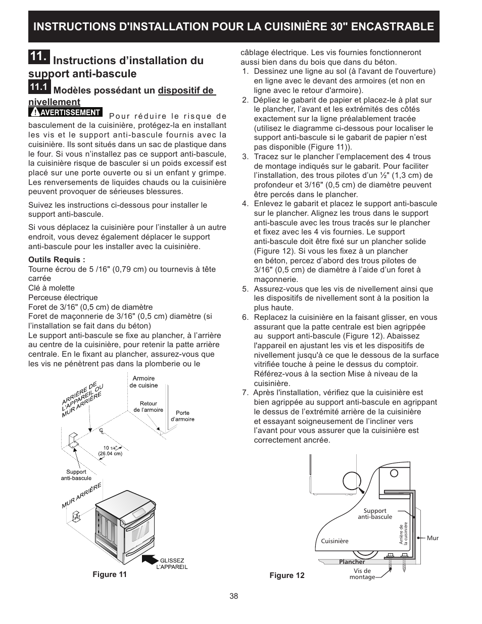 FRIGIDAIRE FFES3025PW User Manual | Page 38 / 40