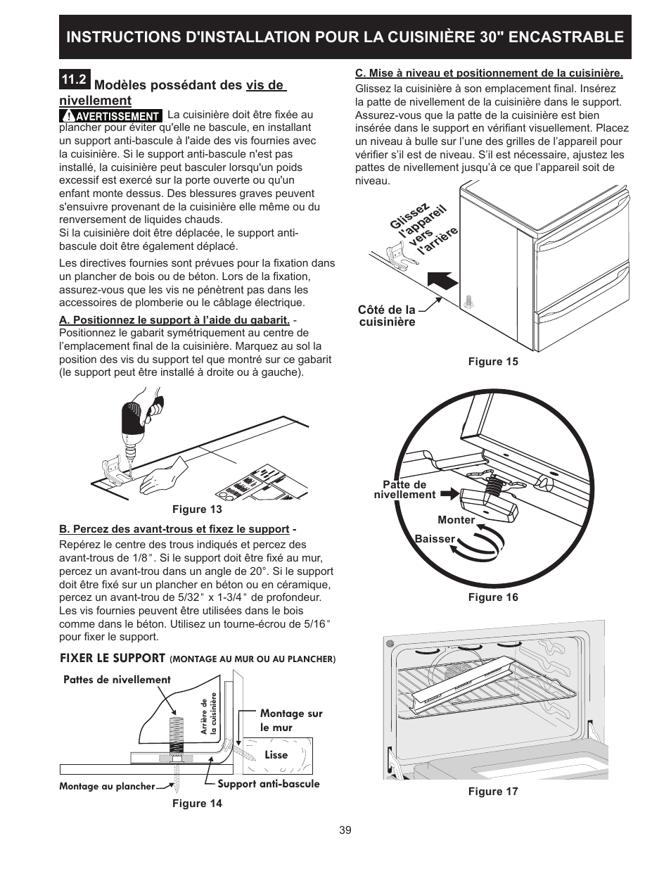 FRIGIDAIRE FFES3025PW User Manual | Page 39 / 40