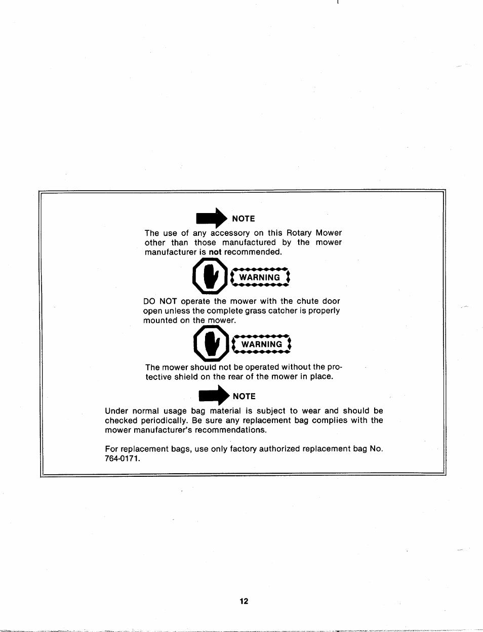 Bolens 112-340A User Manual | Page 12 / 16