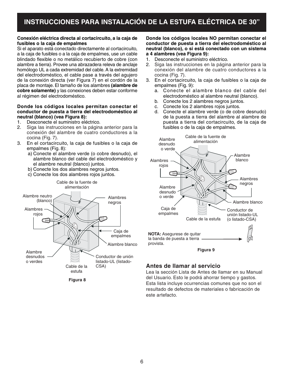 FRIGIDAIRE FGEF300DNB User Manual | Page 12 / 12