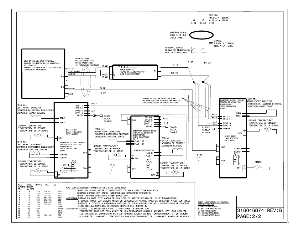 FRIGIDAIRE FPIC3095MS User Manual | Page 2 / 2