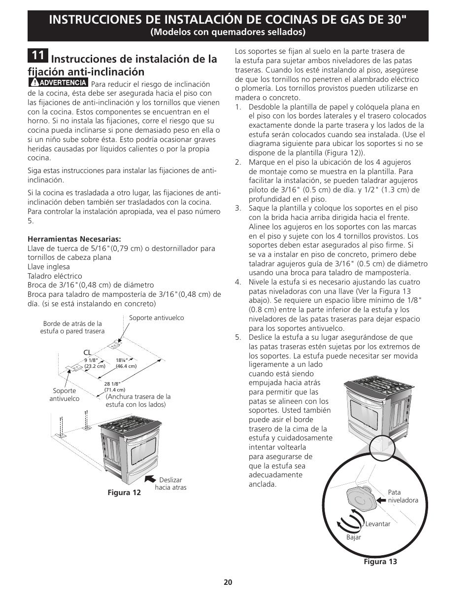 FRIGIDAIRE FFGS3025LS User Manual | Page 20 / 32