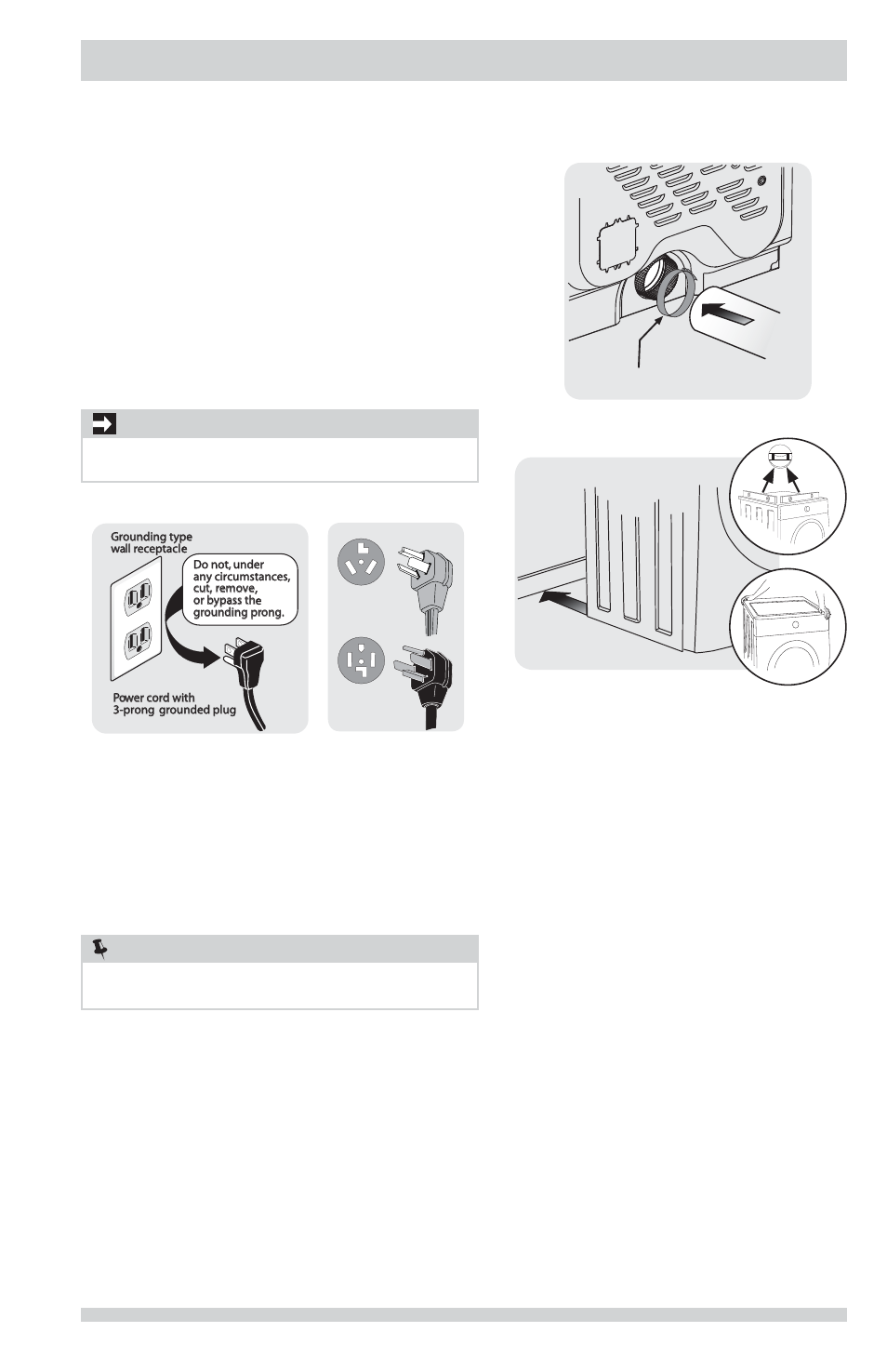 Installation instructions, Important | FRIGIDAIRE FFSE5115PA User Manual | Page 19 / 76