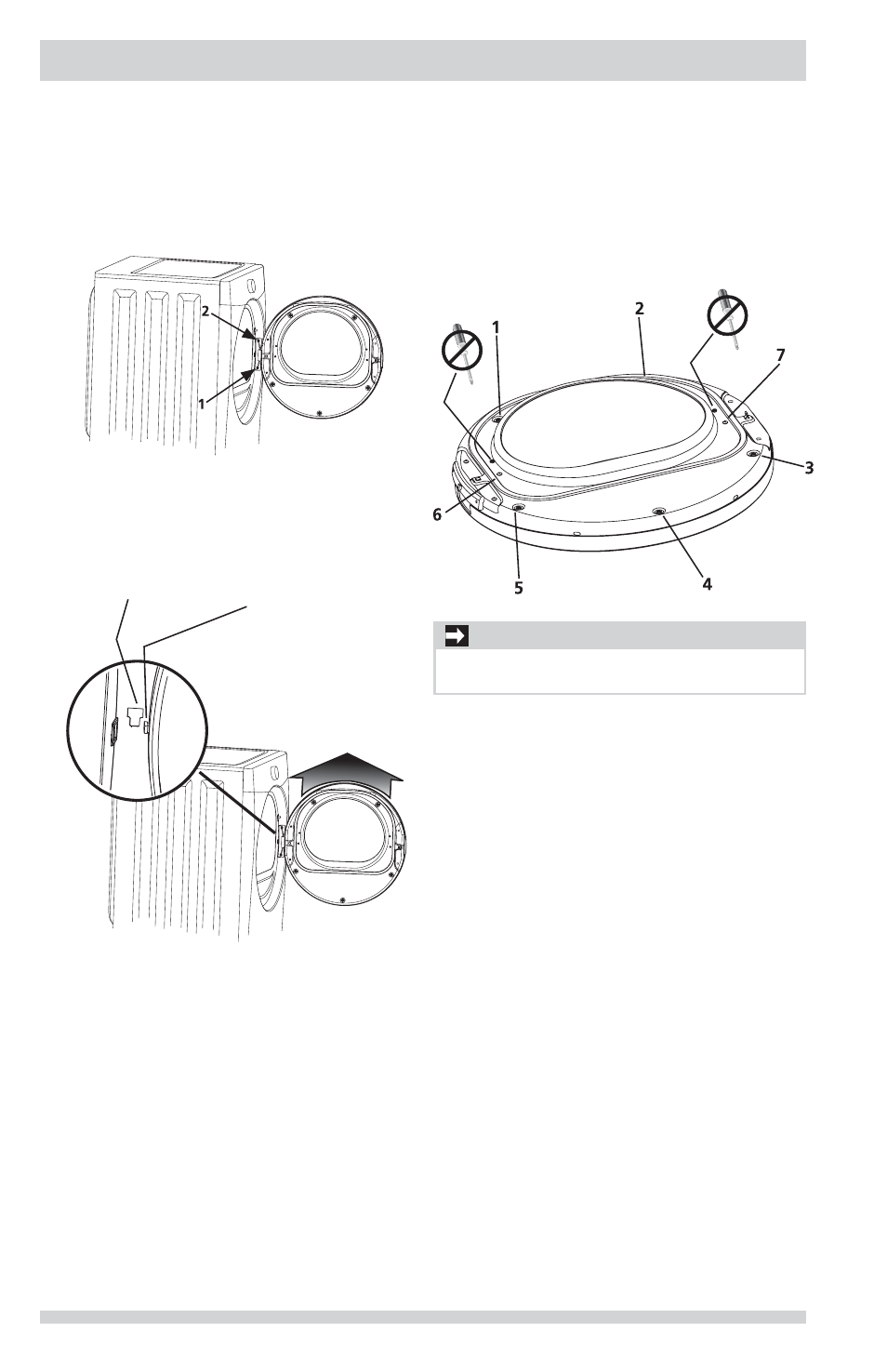 Reversing door, Important | FRIGIDAIRE FFSE5115PA User Manual | Page 20 / 76