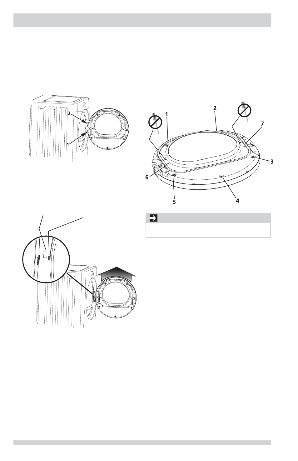 Inversion de la porte, Important | FRIGIDAIRE FFSE5115PA User Manual | Page 44 / 76