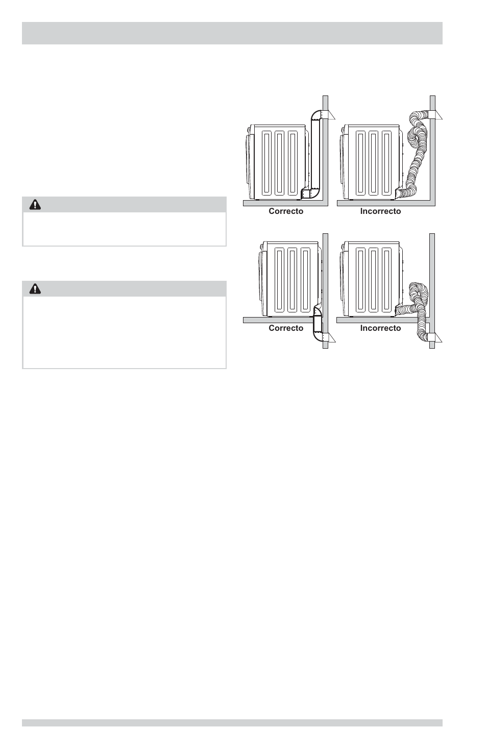 Requisitos de instalación, Advertencia | FRIGIDAIRE FFSE5115PA User Manual | Page 54 / 76