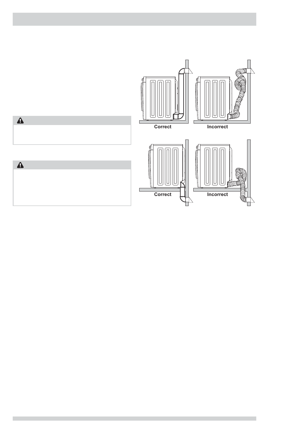 Installation requirements, Warning | FRIGIDAIRE FFSE5115PA User Manual | Page 6 / 76