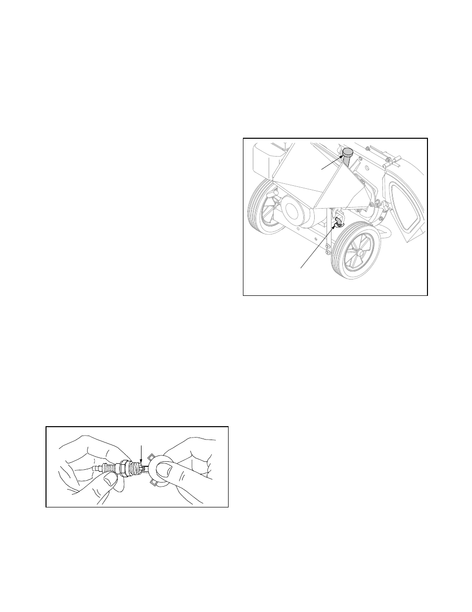 Cleaning engine, Spark plug, Changing oil | Craftsman 247.776350 User Manual | Page 14 / 48