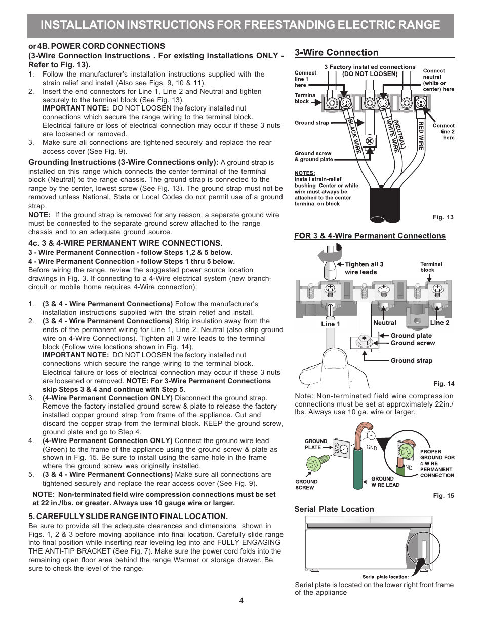 FRIGIDAIRE FGIF3061NF User Manual | Page 4 / 8