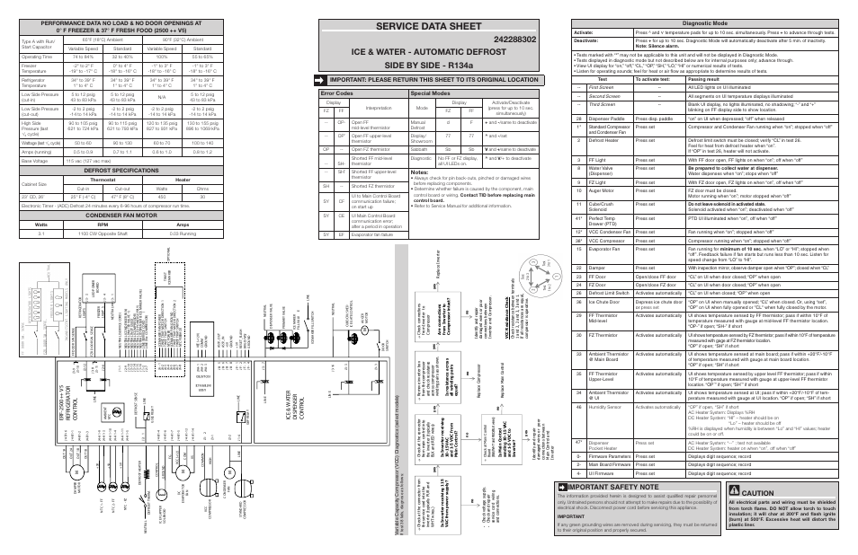 FRIGIDAIRE FPHS2399PF User Manual | 2 pages