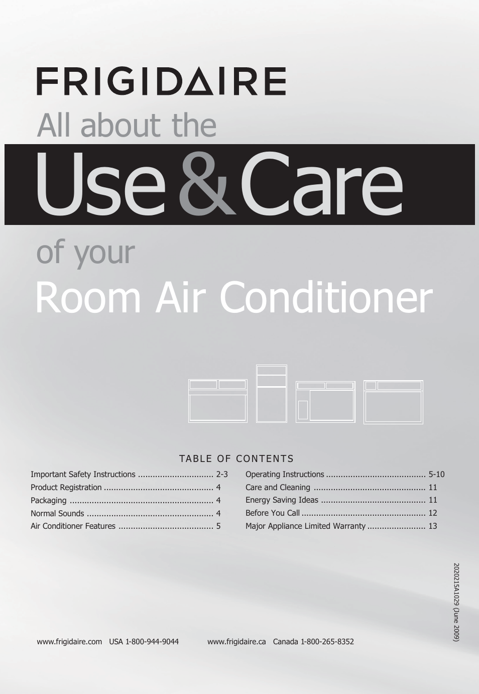 FRIGIDAIRE FFRE1233Q1 User Manual | 13 pages