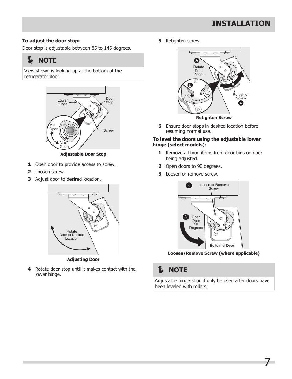 Installation | FRIGIDAIRE FPHG2399PF User Manual | Page 7 / 29