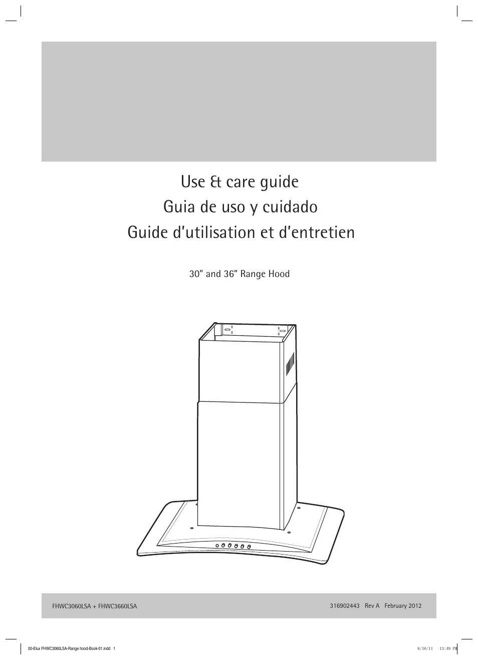 FRIGIDAIRE FHWC3660LS User Manual | 13 pages
