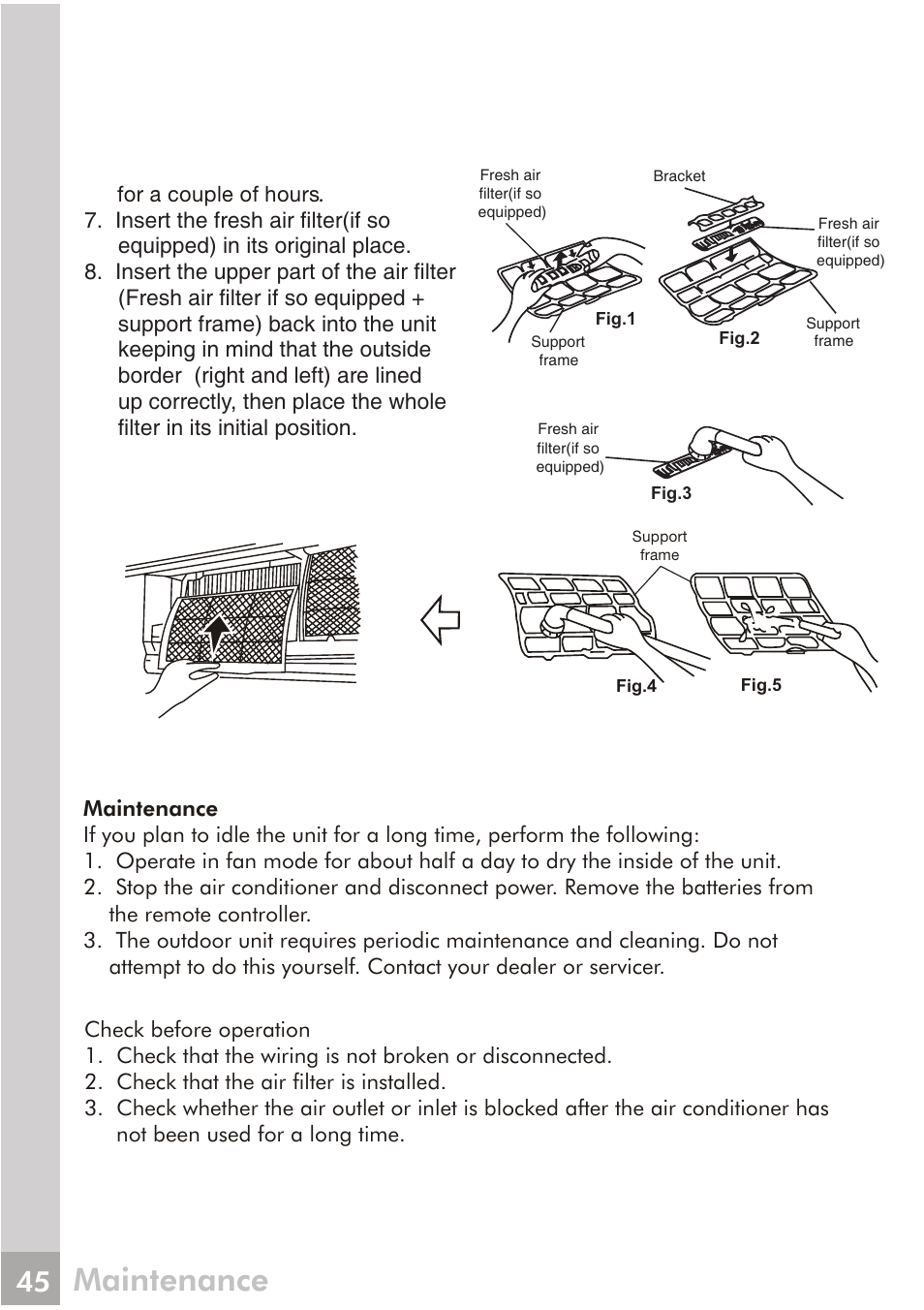 Maintenance | FRIGIDAIRE FRS093LS1 User Manual | Page 23 / 28