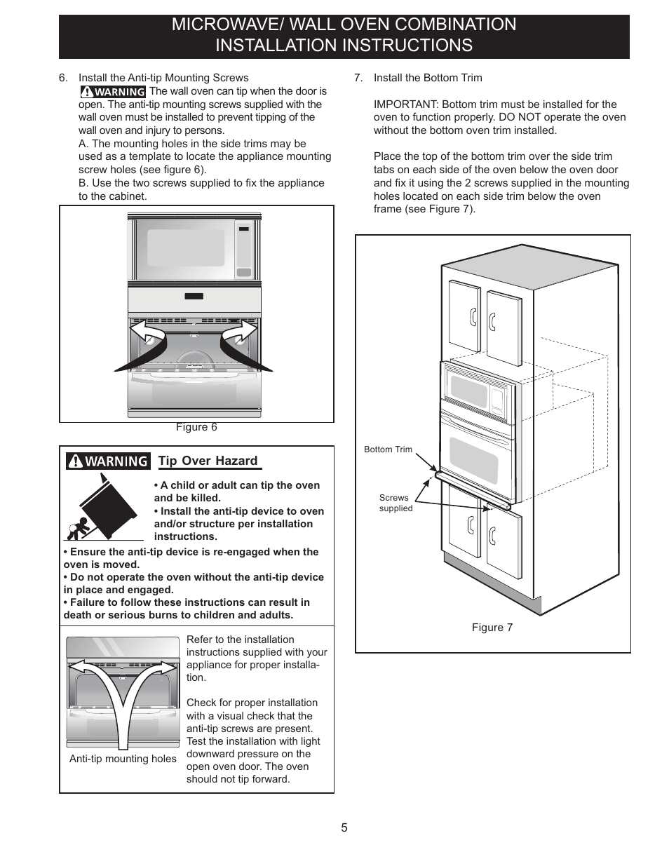 FRIGIDAIRE FGMC3065PB User Manual | Page 5 / 18