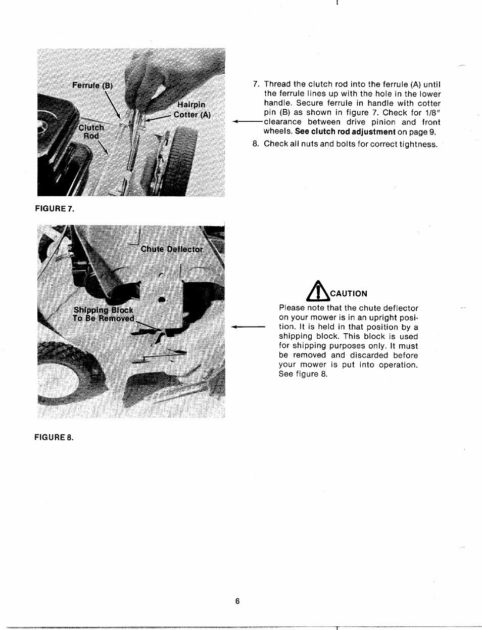 Caution, Figures | Bolens 120-270A User Manual | Page 6 / 17