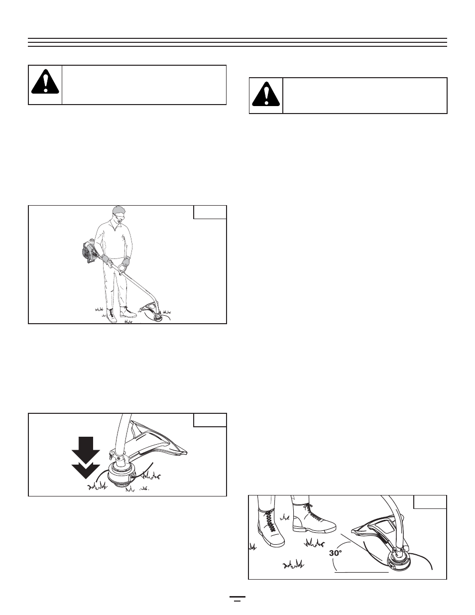 Mode d'emploi | Bolens BL100 User Manual | Page 30 / 64