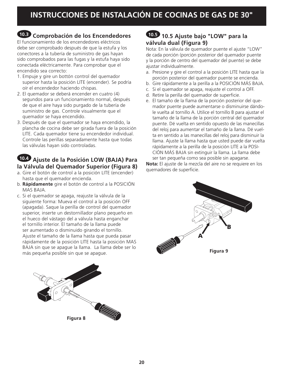 FRIGIDAIRE FGGS3045KF User Manual | Page 20 / 36
