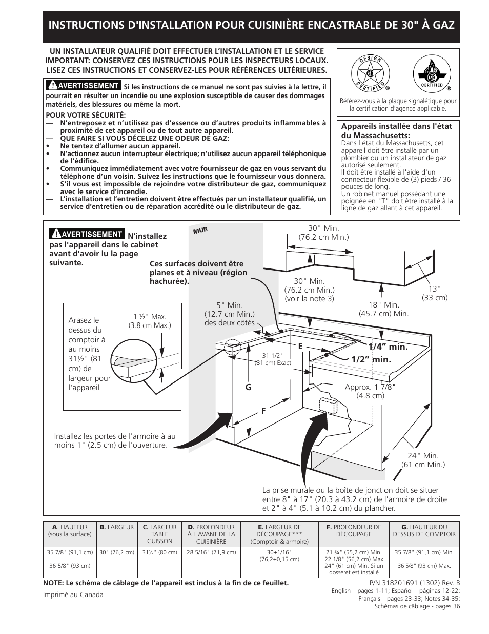 FRIGIDAIRE FGGS3045KF User Manual | Page 23 / 36