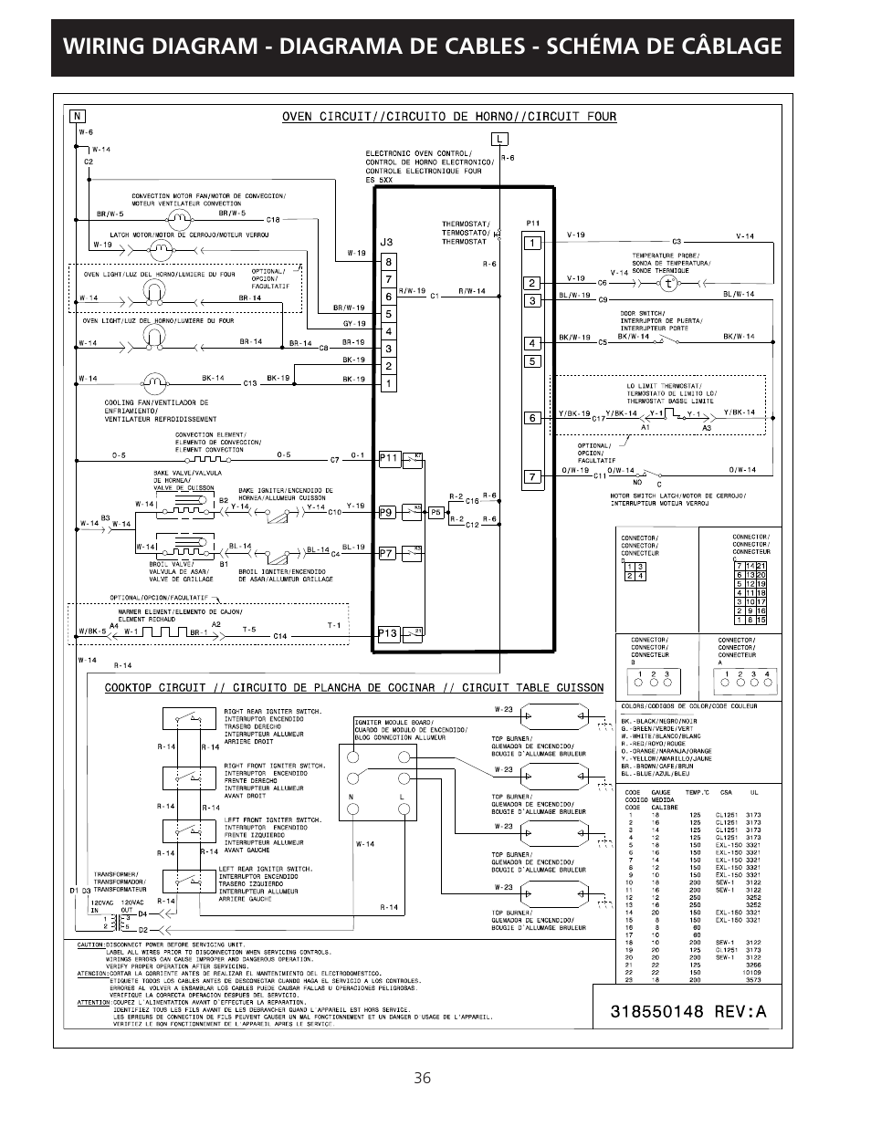 FRIGIDAIRE FGGS3045KF User Manual | Page 36 / 36
