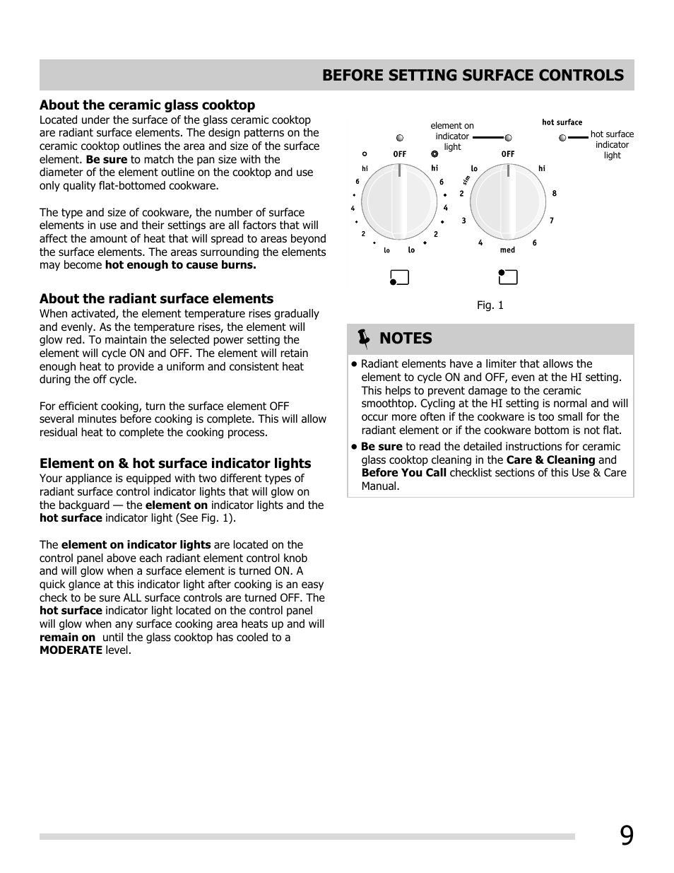 FRIGIDAIRE FGEF3055MF User Manual | Page 9 / 44