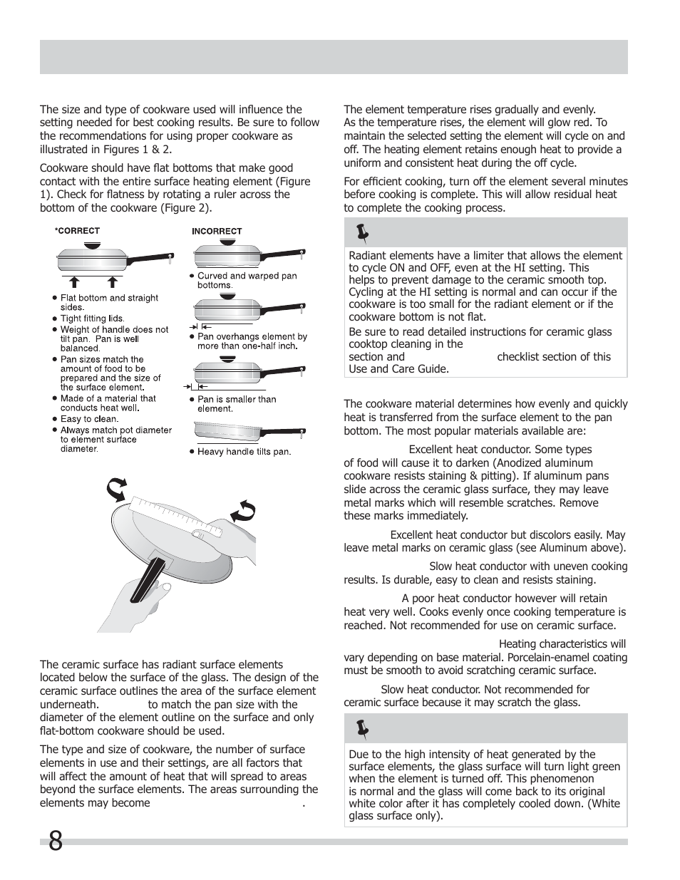 Before setting surface controls | FRIGIDAIRE FGEF306TMB User Manual | Page 8 / 36