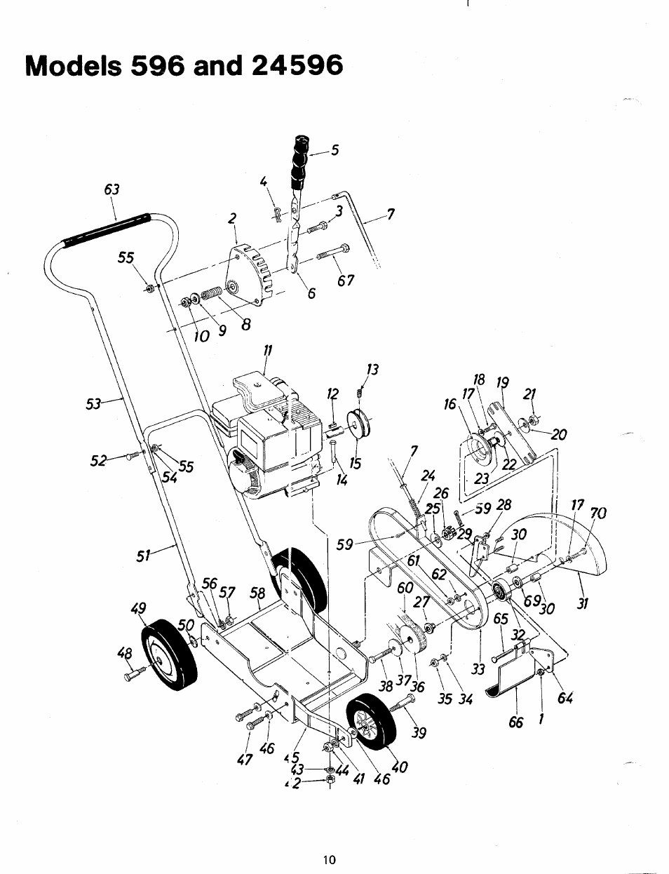 Ofe/s | Bolens 24596-9 User Manual | Page 10 / 12