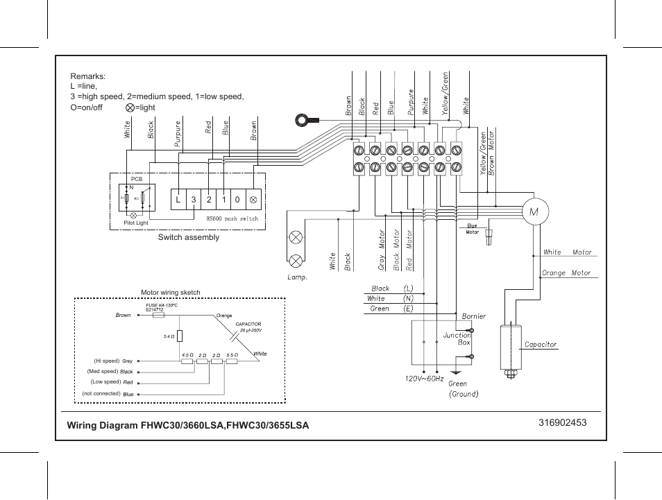 FRIGIDAIRE FHWC3060LS User Manual | 1 page