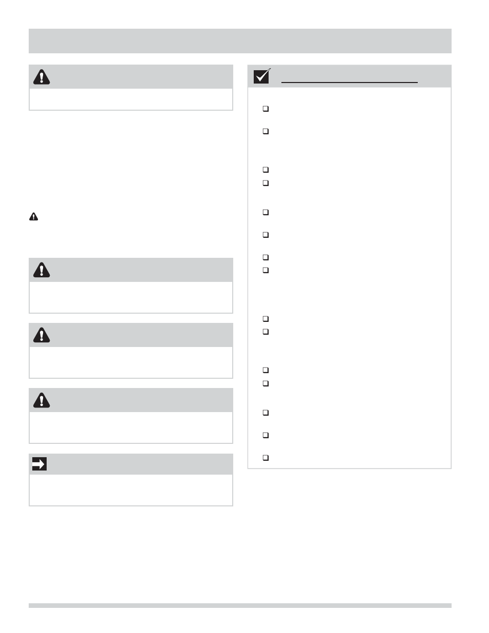 Important safety instructions, Installation checklist, Warning | Important, Danger, Caution | FRIGIDAIRE Affinity Washer FAHE1011MW User Manual | Page 2 / 32