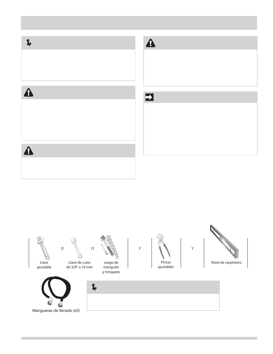 Instrucciones importantes de seguridad, Nota, Advertencia | Precaución, Importante | FRIGIDAIRE Affinity Washer FAHE1011MW User Manual | Page 23 / 32