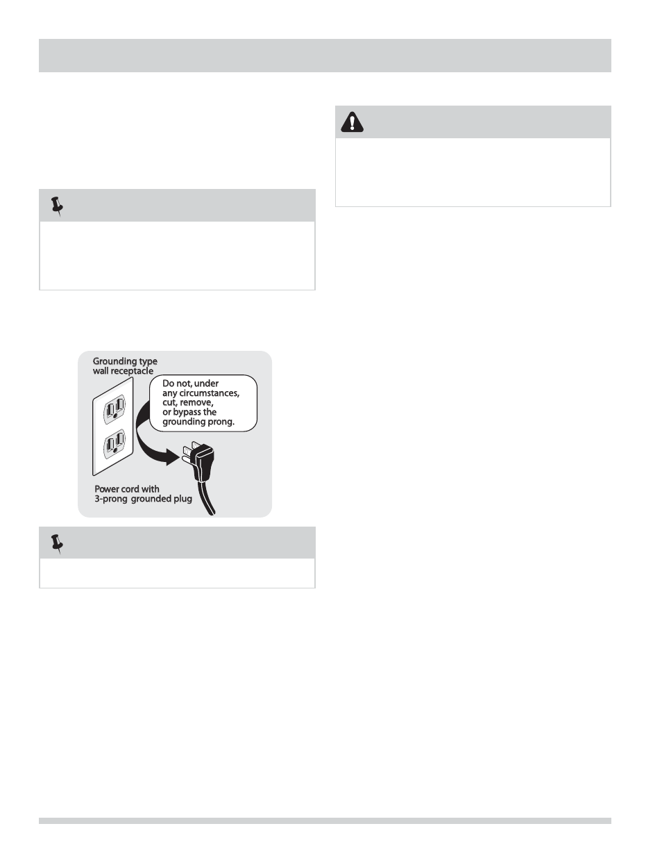 Installation requirements, Warning | FRIGIDAIRE Affinity Washer FAHE1011MW User Manual | Page 4 / 32