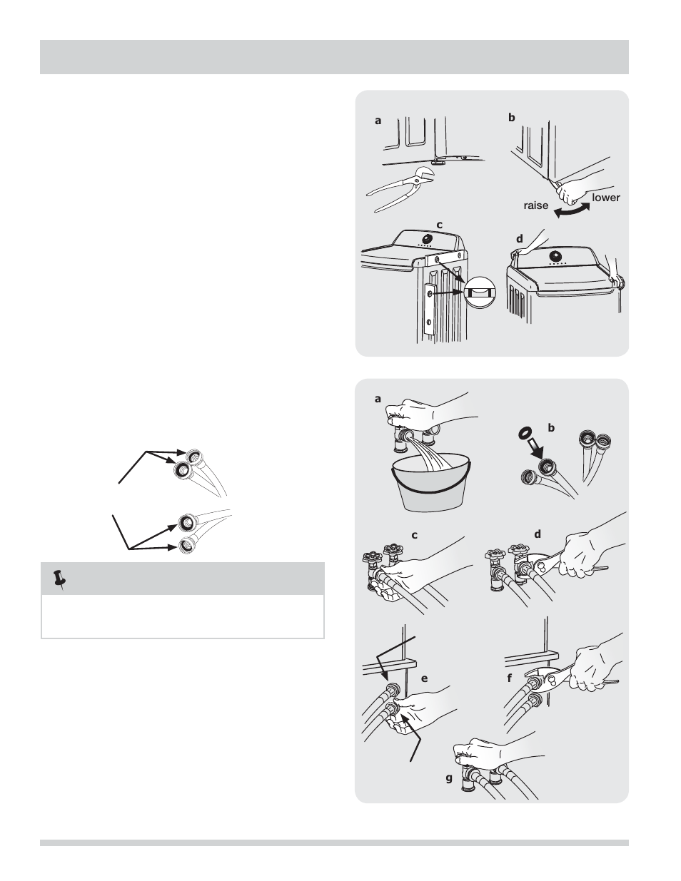 Installation instructions | FRIGIDAIRE Affinity Washer FAHE1011MW User Manual | Page 8 / 32
