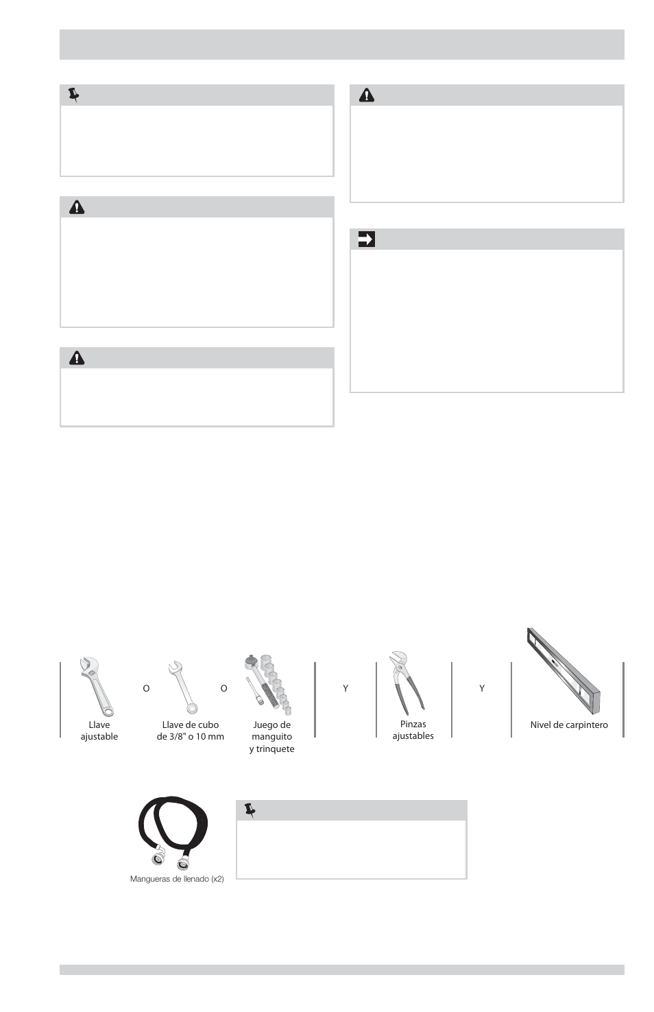 Instrucciones importantes de seguridad, Nota, Advertencia | Importante, Precaución | FRIGIDAIRE FAFW3801LW User Manual | Page 27 / 36