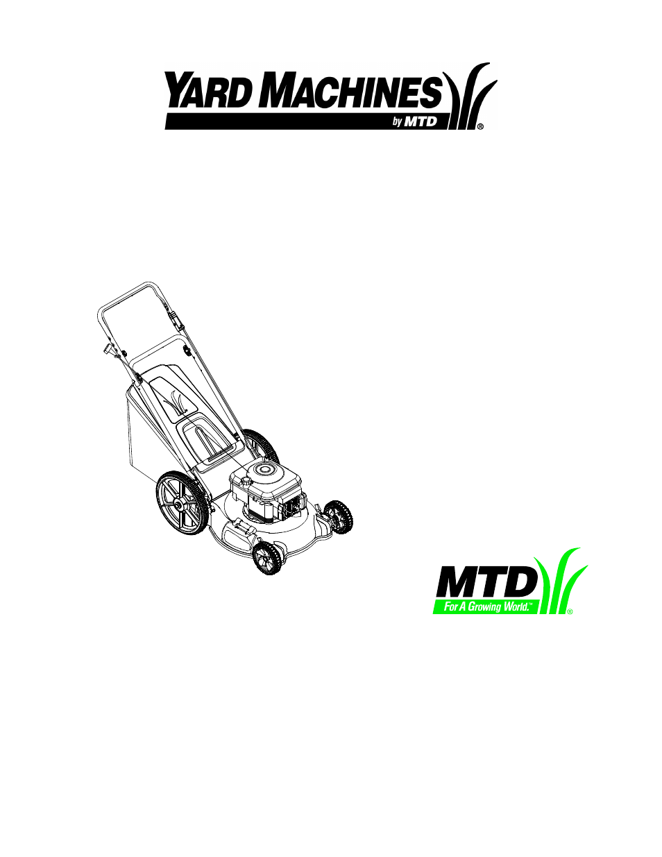 MTD Series 540 User Manual | 20 pages