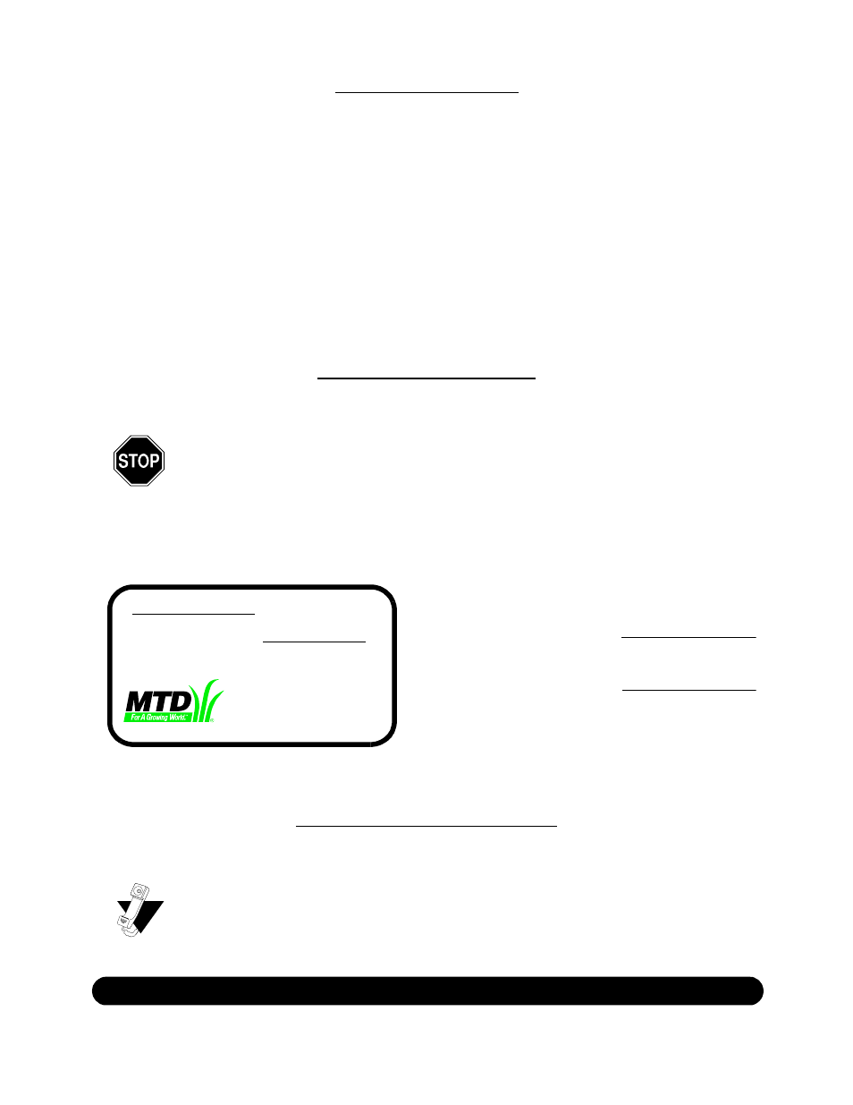 MTD Series 540 User Manual | Page 2 / 20