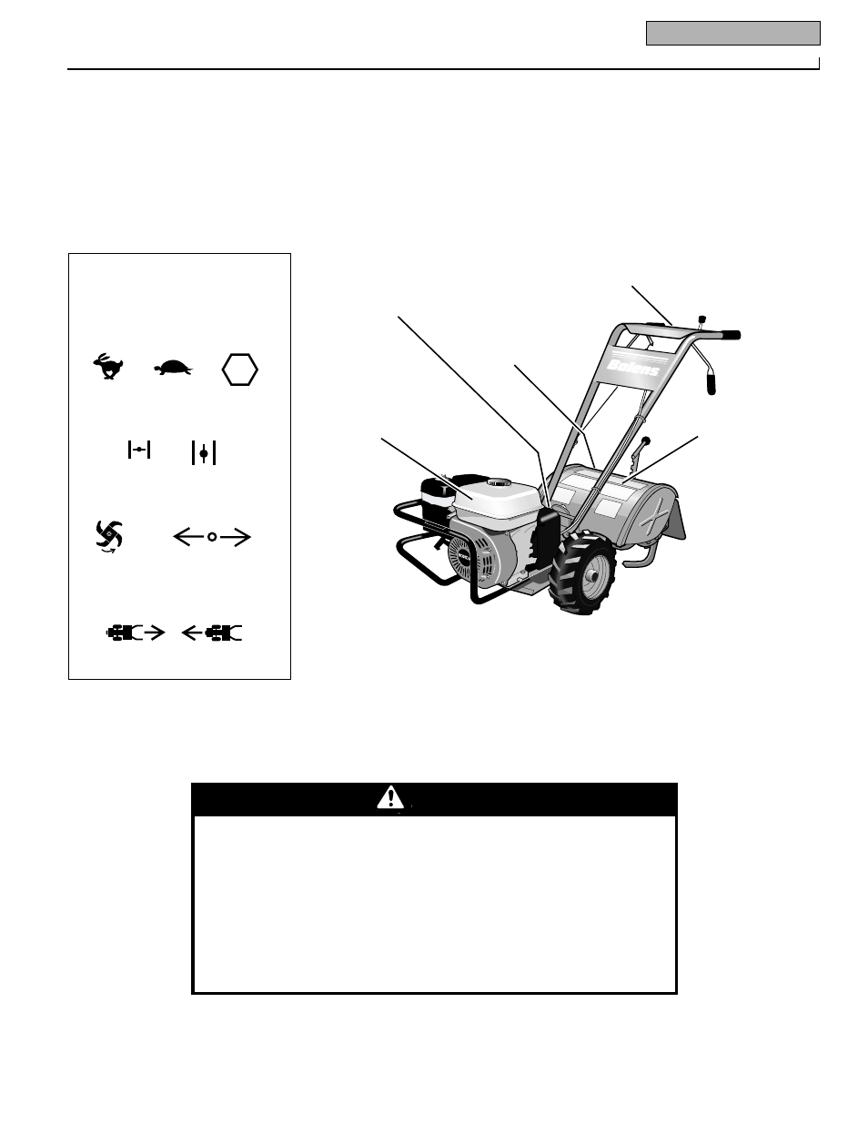 Warning, Decals | Bolens 12226 User Manual | Page 5 / 36