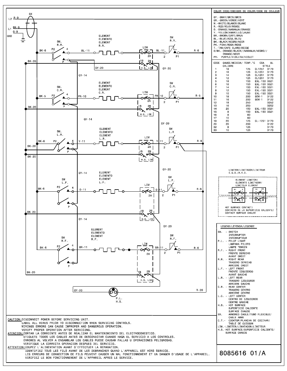 FRIGIDAIRE FFEC3624PB User Manual | 1 page