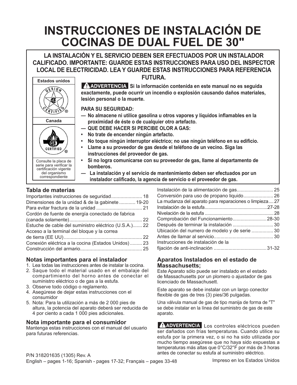 FRIGIDAIRE FPDS3085PF User Manual | Page 17 / 48