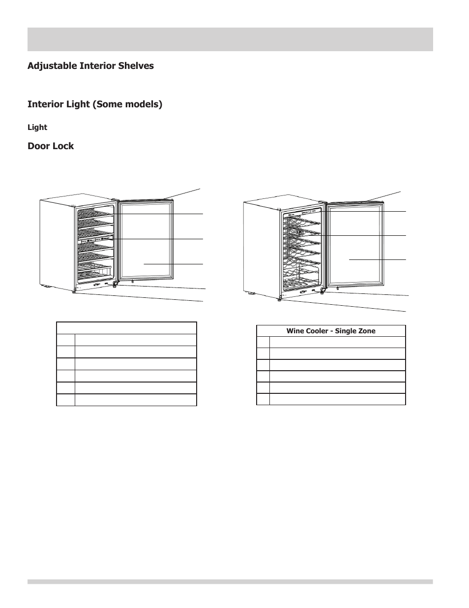 Care and cleaning, Warning, Features | Cleaning the wine cooler, Care of plastic parts, Vacation and moving tips | FRIGIDAIRE FFWC3822QS User Manual | Page 8 / 12