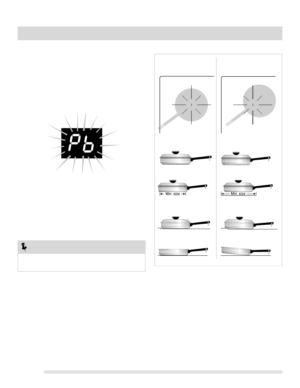 Induction cooking zones, Pan sensing | FRIGIDAIRE FGIF3061NF User Manual | Page 10 / 44