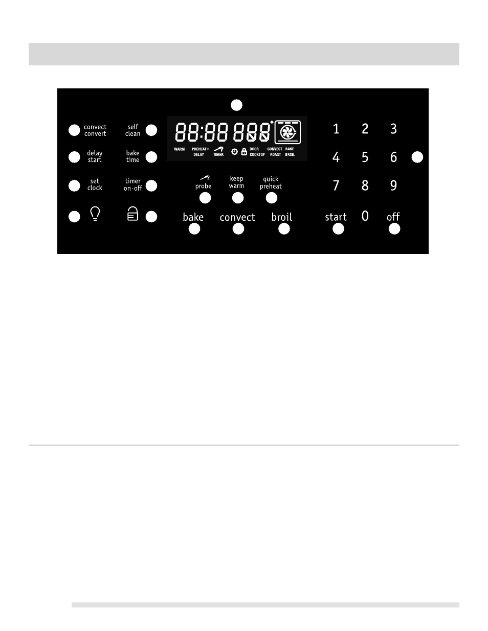 Oven control functions | FRIGIDAIRE FGIF3061NF User Manual | Page 18 / 44