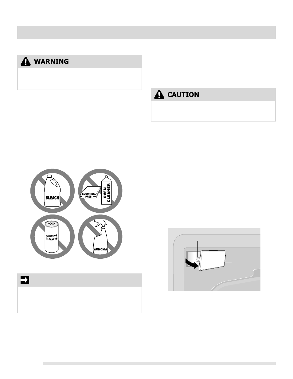 Care & cleaning, Important, Warning | Caution | FRIGIDAIRE FGIF3061NF User Manual | Page 38 / 44