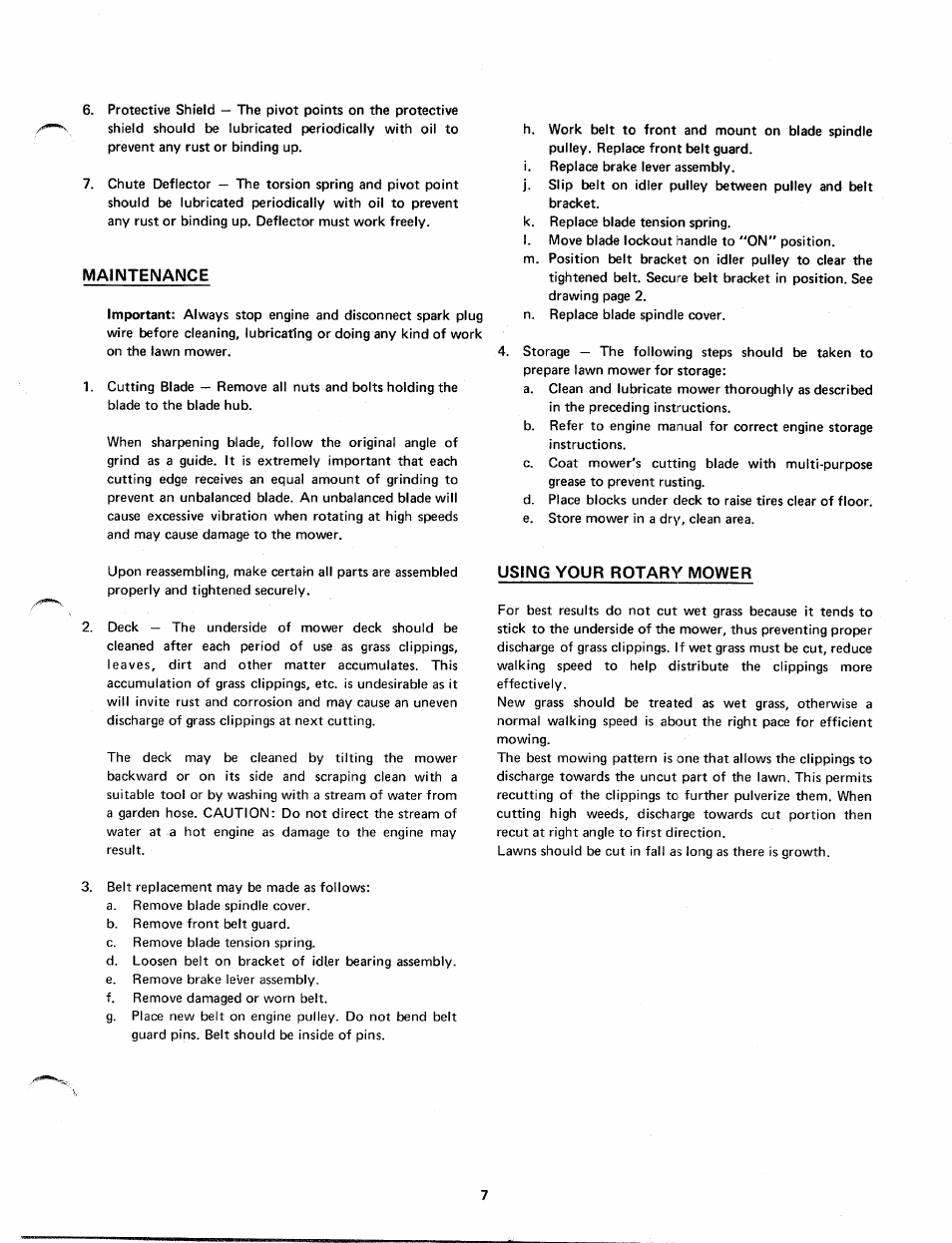 Bolens 113-530 A User Manual | Page 7 / 12