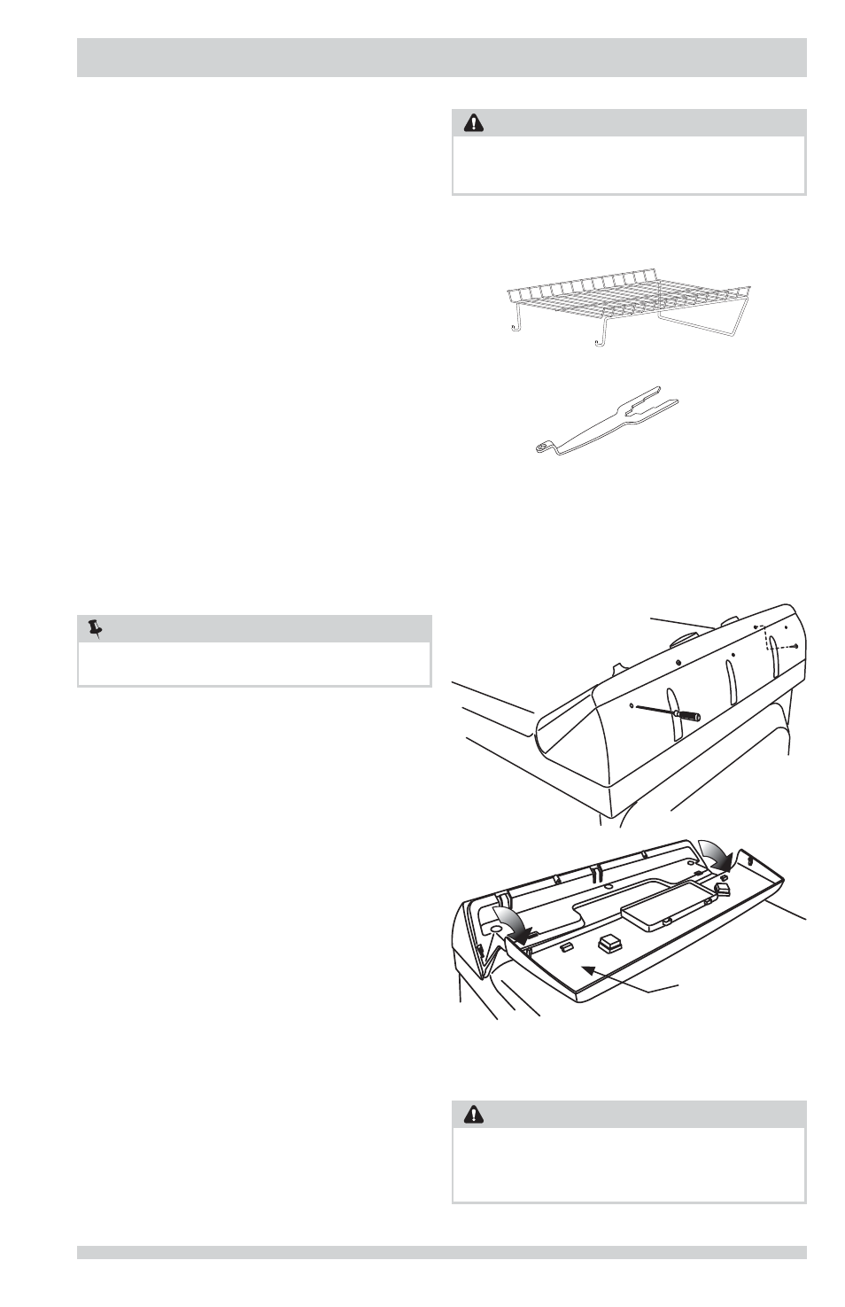 Accessories, Caution, Warning | FRIGIDAIRE FFRG1001PW User Manual | Page 19 / 60