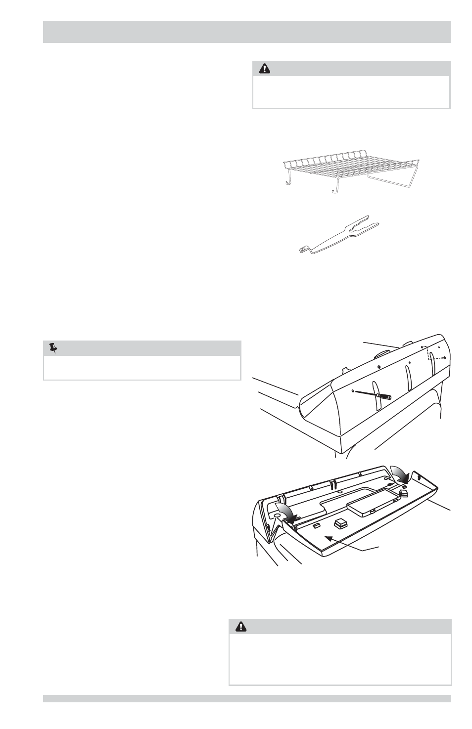 Accessoires, Remarque, Attention | Avertissement | FRIGIDAIRE FFRG1001PW User Manual | Page 39 / 60